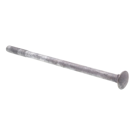 Carriage Bolts 1/2in-13 X 10in A307 Grade A Hot Dip Galv Steel 10PK